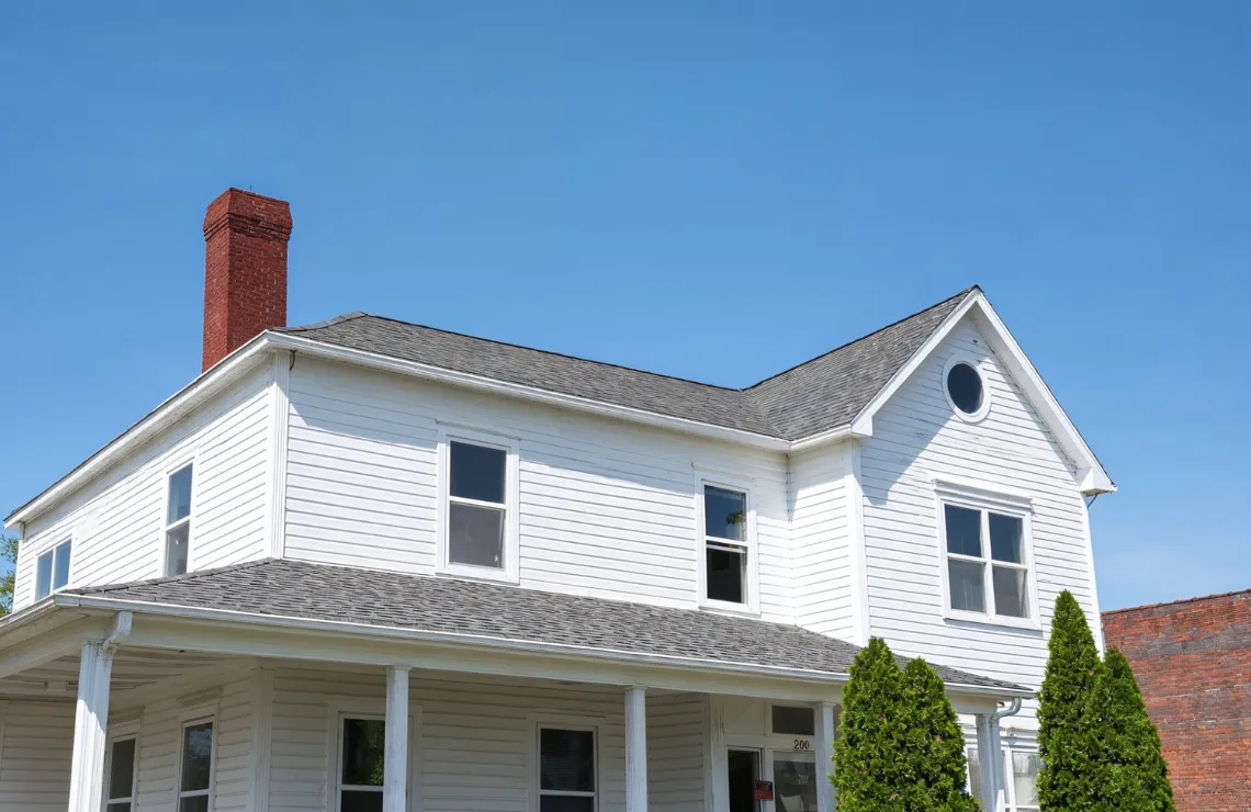 Fully reconstructed two-story home after fire damage restoration in Dallas